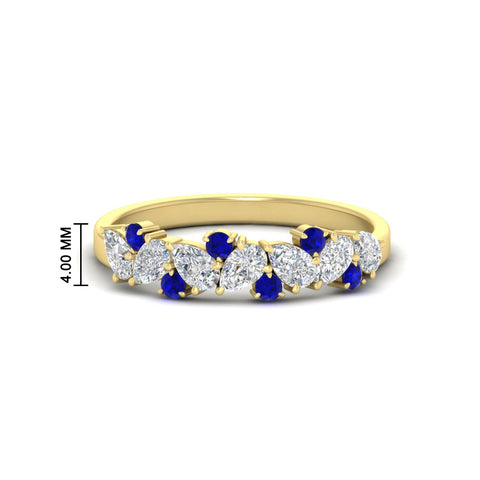 0.50-carat-pear-diamond-and-sapphire-anniversary-wedding-band-in-yellow-gold-FD9174BGSABL-0.50CT-NL-YG-HW