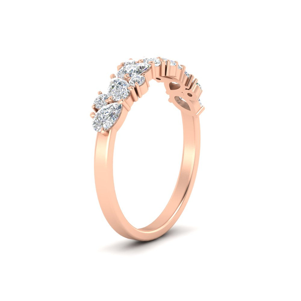 0.50-carat-pear-diamond-anniversary-wedding-band-in-rose-gold-FD9174BANGLE2-0.50CT-NL-RG