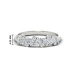 Load image into Gallery viewer, 0.50-carat-pear-diamond-anniversary-wedding-band-in-white-gold-FD9174B-0.50CT-NL-WG-HW
