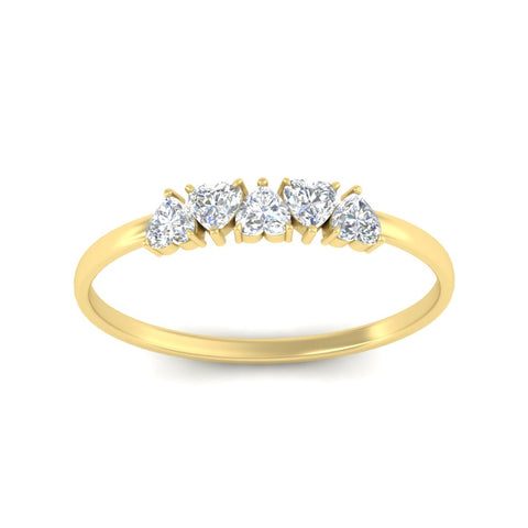 0.50-carat-petite-heart-diamond-stacking-wedding-band-in-yellow-gold-FD9600HTBANGLE3-0.50CT-NL-YG