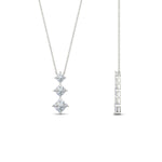 Load image into Gallery viewer, 0.50-carat-princess-cut-3-stone-diamond-pendant-in-FDPD854ANGLE1-0.50CT-NL-WG
