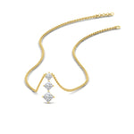 Load image into Gallery viewer, 0.50-carat-princess-cut-3-stone-diamond-pendant-in-FDPD854ANGLE1-0.50CT-NL-YG
