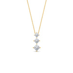 Load image into Gallery viewer, 0.50-carat-princess-cut-3-stone-diamond-pendant-in-FDPD854ANGLE1-0.50CT-NL-YG
