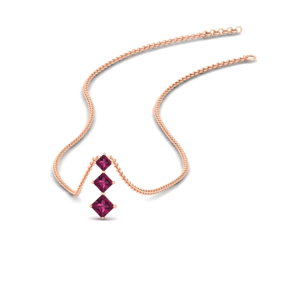 0.50-carat-princess-cut-3-stone-pink-sapphire-pendant-in-FDPD854GSADRPIANGLE1-0.50CT-NL-RG