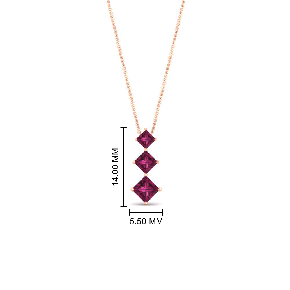 0.50-carat-princess-cut-3-stone-pink-sapphire-pendant-in-FDPD854GSADRPIANGLE1-0.50CT-NL-RG