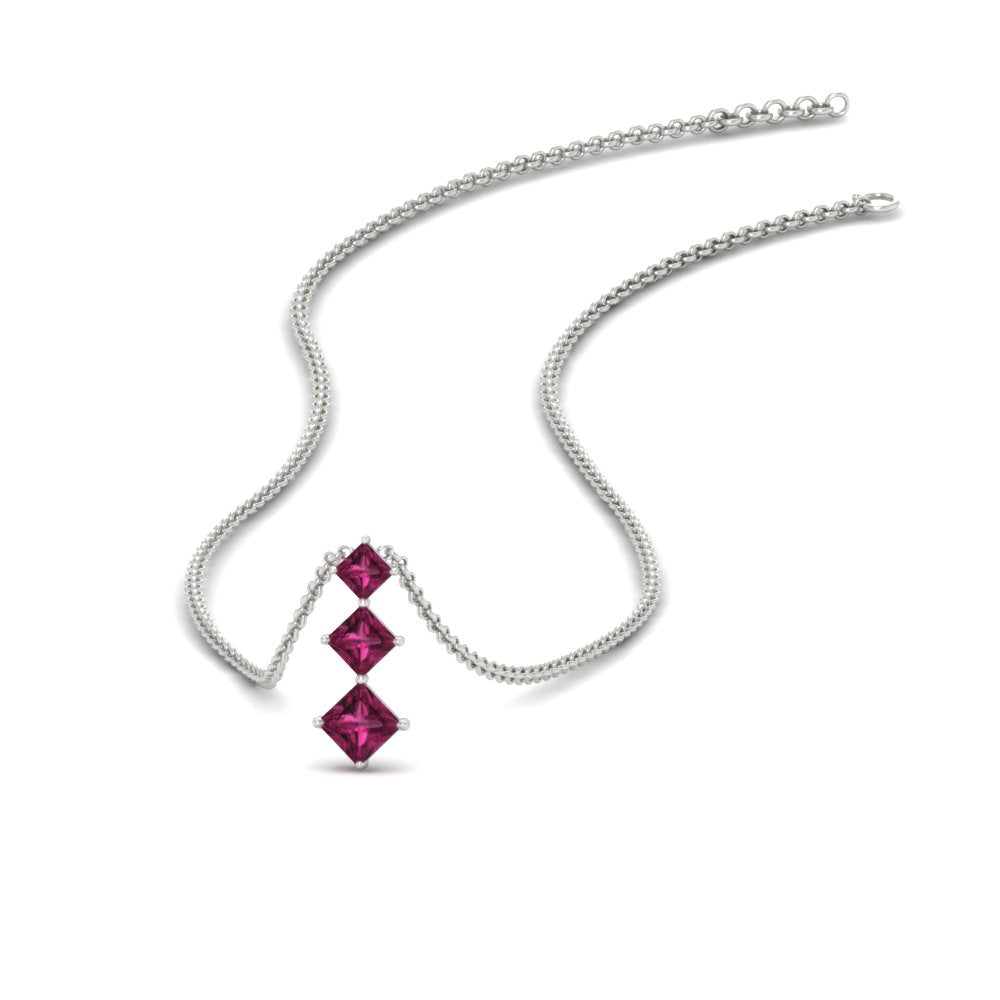 0.50-carat-princess-cut-3-stone-pink-sapphire-pendant-in-FDPD854GSADRPIANGLE1-0.50CT-NL-WG