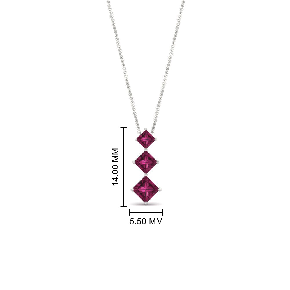 0.50-carat-princess-cut-3-stone-pink-sapphire-pendant-in-FDPD854GSADRPIANGLE1-0.50CT-NL-WG