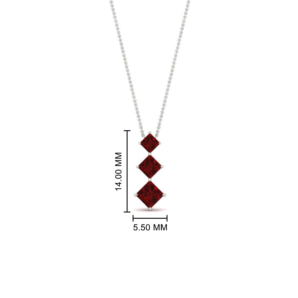 0.50-carat-princess-cut-3-stone-ruby-pendant-in-FDPD854GRUDRANGLE1-0.50CT-NL-WG