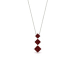 Load image into Gallery viewer, 0.50-carat-princess-cut-3-stone-ruby-pendant-in-FDPD854GRUDRANGLE1-0.50CT-NL-WG
