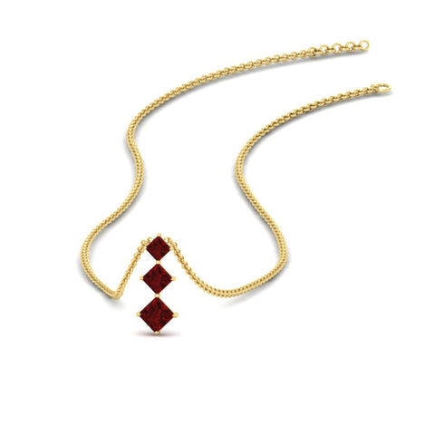 0.50-carat-princess-cut-3-stone-ruby-pendant-in-FDPD854GRUDRANGLE1-0.50CT-NL-YG