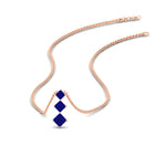 Load image into Gallery viewer, 0.50-carat-princess-cut-3-stone-sapphire-pendant-in-FDPD854GSABLANGLE1-0.50CT-NL-RG
