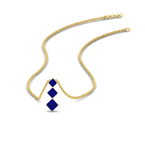 0.50-carat-princess-cut-3-stone-sapphire-pendant-in-FDPD854GSABLANGLE1-0.50CT-NL-YG