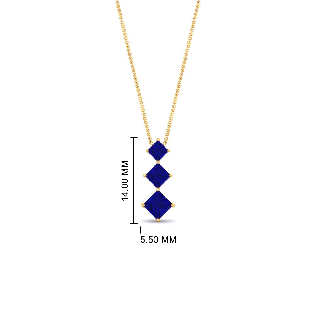 0.50-carat-princess-cut-3-stone-sapphire-pendant-in-FDPD854GSABLANGLE1-0.50CT-NL-YG