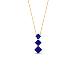 Load image into Gallery viewer, 0.50-carat-princess-cut-3-stone-sapphire-pendant-in-FDPD854GSABLANGLE1-0.50CT-NL-YG
