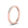 Load image into Gallery viewer, 0.50-carat-princess-cut-diamond-wedding-ring-in-14K-rose-gold-FD8382-0.50CTBANGLE2-NL-RG