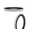 Load image into Gallery viewer, 0.50-carat-princess-cut-v-prong-diamond-black-eternity-band-in-black-gold-FD10247PRBANGLE3-0.50CT-NL-BG