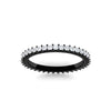 Load image into Gallery viewer, 0.50-carat-princess-cut-v-prong-diamond-black-eternity-band-in-black-gold-FD10247PRBANGLE5-0.50CT-NL-BG