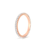 Load image into Gallery viewer, 0.50-carat-princess-cut-v-prong-diamond-eternity-band-in-rose-gold-FD10247PRBANGLE2-0.50CT-NL-RG
