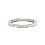 Load image into Gallery viewer, 0.50-carat-princess-cut-v-prong-diamond-eternity-band-in-white-gold-FD10247PRB-0.50CT-NL-WG
