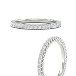 Load image into Gallery viewer, 0.50-carat-princess-cut-v-prong-diamond-eternity-band-in-white-gold-FD10247PRBANGLE3-0.50-CT-NL-WG
