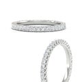 Thumbnail 15 - 0.50-carat-princess-cut-v-prong-diamond-eternity-band-in-white-gold-FD10247PRBANGLE3-0.50-CT-NL-WG