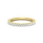 Load image into Gallery viewer, 0.50-carat-princess-cut-v-prong-diamond-eternity-band-in-yellow-gold-FD10247PRB-0.50CT-NL-YG
