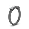 Load image into Gallery viewer, 0.50-carat-radiant-cut-five-stone-wedding-band-in-black-gold-FD8008RAB-0.50CT-NL-BG.jpg