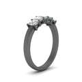Thumbnail 14 - 0.50-carat-radiant-cut-five-stone-wedding-band-in-black-gold-FD8008RAB-0.50CT-NL-BG.jpg