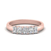 Load image into Gallery viewer, 0.50-carat-radiant-five-stone-wedding-band-in-rose-gold-FD8008RABHAND-0.50CT-NL-RG.jpg