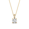 Load image into Gallery viewer, 0.50-carat-round-cut-diamond-filigree-pendant-in-FDPD10681RO-0.50CTANGLE2-NL-YG