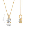 Load image into Gallery viewer, 0.50-carat-round-cut-diamond-filigree-pendant-in-FDPD10681RO-0.50CTANGLE2-NL-YG