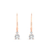 Load image into Gallery viewer, 0.50-carat-round-diamond-2-stone-dangle-lever-back-earring-in-rose-gold-FDEAR11242-0.50CT-NL-RG.jpg