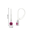 Load image into Gallery viewer, 0.50-carat-round-diamond-2-stone-dangle-lever-back-earring-with-pink-sapphire-in-white-gold-FDEAR11242GSADRPI-0.50CT-NL-WG.jpg
