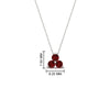 Load image into Gallery viewer, 0.50-carat-ruby-3-stone-pendant-necklace-in-FDPD1129GRUDR-0.48CT-NL-WG