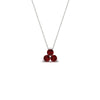 Load image into Gallery viewer, 0.50-carat-ruby-3-stone-pendant-necklace-in-FDPD1129GRUDR-0.48CT-NL-WG