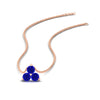 Load image into Gallery viewer, 0.50-carat-sapphire-3-stone-pendant-necklace-in-FDPD1129GSABL-0.48CT-NL-RG