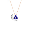 Load image into Gallery viewer, 0.50-carat-sapphire-3-stone-pendant-necklace-in-FDPD1129GSABL-0.48CT-NL-RG