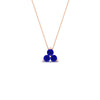 Load image into Gallery viewer, 0.50-carat-sapphire-3-stone-pendant-necklace-in-FDPD1129GSABL-0.48CT-NL-RG
