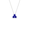 Load image into Gallery viewer, 0.50-carat-sapphire-3-stone-pendant-necklace-in-FDPD1129GSABL-0.48CT-NL-WG