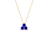 Load image into Gallery viewer, 0.50-carat-sapphire-3-stone-pendant-necklace-in-FDPD1129GSABL-0.48CT-NL-YG