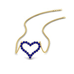 Load image into Gallery viewer, 0.50-carat-sapphire-heart-pendant-in-FD-PD11208GSABLANGLE1-NL-YG.jpg
