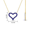 Load image into Gallery viewer, 0.50-carat-sapphire-heart-pendant-in-FD-PD11208GSABLANGLE1-NL-YG.jpg