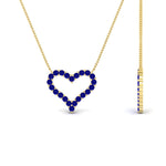 Load image into Gallery viewer, 0.50-carat-sapphire-heart-pendant-in-FD-PD11208GSABLANGLE1-NL-YG.jpg
