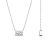 Load image into Gallery viewer, 0.50-ct-bezel-set-radiant-diamond-necklace-in-white-gold-fdpd11763raangle2-0.50ct-nl-wg.jpg