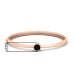 Load image into Gallery viewer, Minimalist Solitaire Bangle Bracelet
