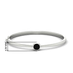 Load image into Gallery viewer, Minimalist Solitaire Bangle Bracelet
