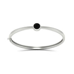 Load image into Gallery viewer, Minimalist Solitaire Bangle Bracelet
