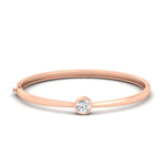 Load image into Gallery viewer, Minimalist Solitaire Bangle Bracelet
