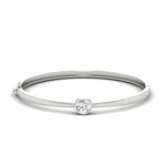 Load image into Gallery viewer, Minimalist Solitaire Bangle Bracelet

