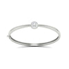 Load image into Gallery viewer, Minimalist Solitaire Bangle Bracelet